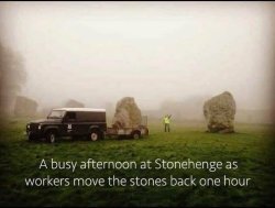 Stonehenge daylight savings time meme Meme Template