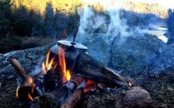 campfire coffee Meme Template