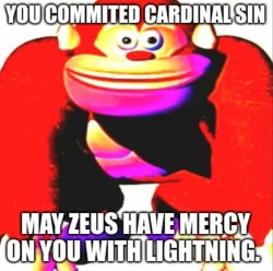 CURSED DONKEY KONG Meme Template