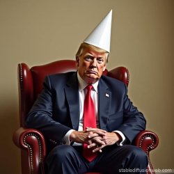 Trump dunce Meme Template