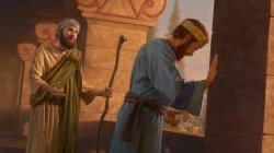 King David and Nathan the prophet Meme Template