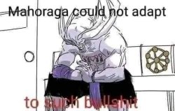 Mahoraga Could Not Adapt To Such Bullshit Meme Template