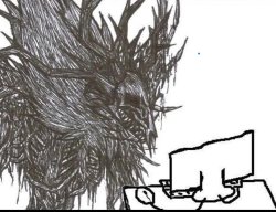 Cryptid posting Meme Template