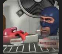 Spy from meet the medic Meme Template