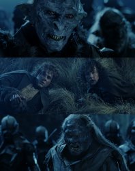 lotr orcs they're nor for eating Meme Template