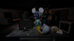 FNATI Characters looking at X Meme Template