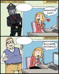 Iron Commander Work Rules Meme Template