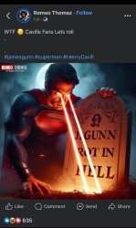 Superman burns a grave Meme Template