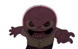 Crazy Evil Pim Meme Template