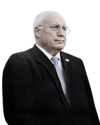 Dick Cheney, no background Meme Template