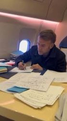 Macron plane working Meme Template
