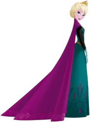 Elsa Wearing her Coronation Outfit Meme Template