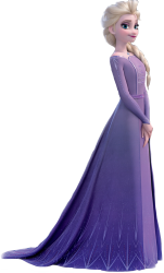 Elsa (Frozen II) Autumn Dress PNG Meme Template