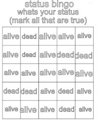 status bungo Meme Template