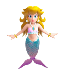 Merpeach Meme Template