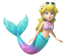 mermaid peach Meme Template