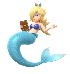 Mermaid Rosalina Meme Template