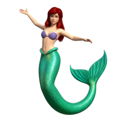 shrek ariel Meme Template