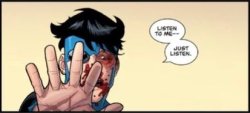 Invincible ''Listen to Me'' Meme Template