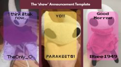 The 'shaw' Announcement Temp Meme Template