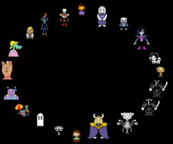 Undertale circle Meme Template