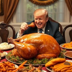 Trump's Thanksgiving Meme Template