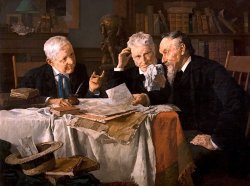 Men discussing Meme Template