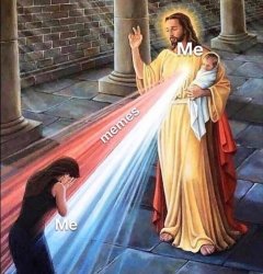Jesus and meme Meme Template