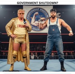 Wrestlemania Trump & Vance Meme Template