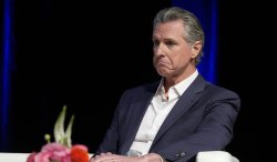 gavin newsom frown Meme Template