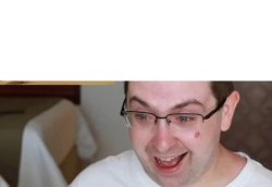 Nerd Goofy Entertained Meme Template