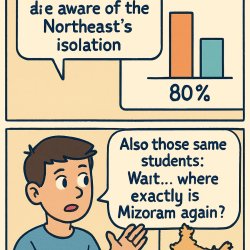 ? “Survey says 80% of students are aware of the Northeast’s isol Meme Template
