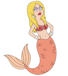 fran mermaid Meme Template