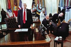 Trump ignores Meme Template