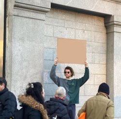 New York Sign Guy Meme Template