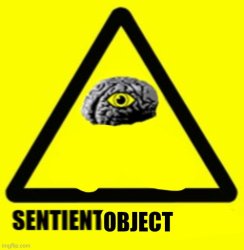 Sentient object Meme Template
