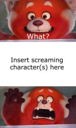 Who screams at Mei Lee? Meme Template