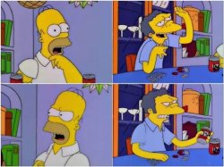 Homer speak French Meme Template