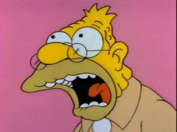 Simpsons grandpa evil Meme Template