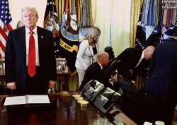 White House Fainting Meme Template