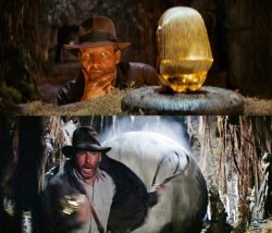 Indiana Jones Swap Boulder Meme Template