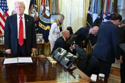 Trump Oval Office Meme Template