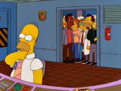 Homer is about to do something stupid Meme Template