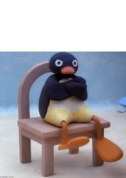 mad penguin Meme Template