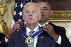 Obama Biden Medal Meme Template