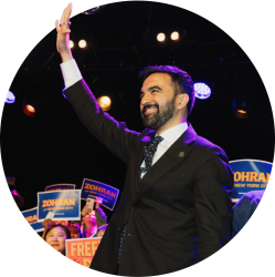 Zohran Mamdani wave Meme Template