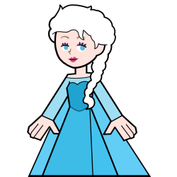 Snow Queen Elsa in Hero 108 Style Meme Template