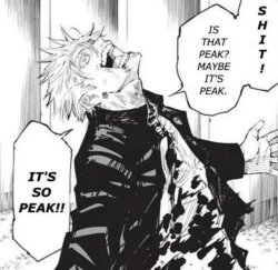 Gojo peak Meme Template