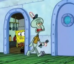 Squidward Meme Template