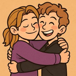 stray kids Felix and bangchan hugging Meme Template